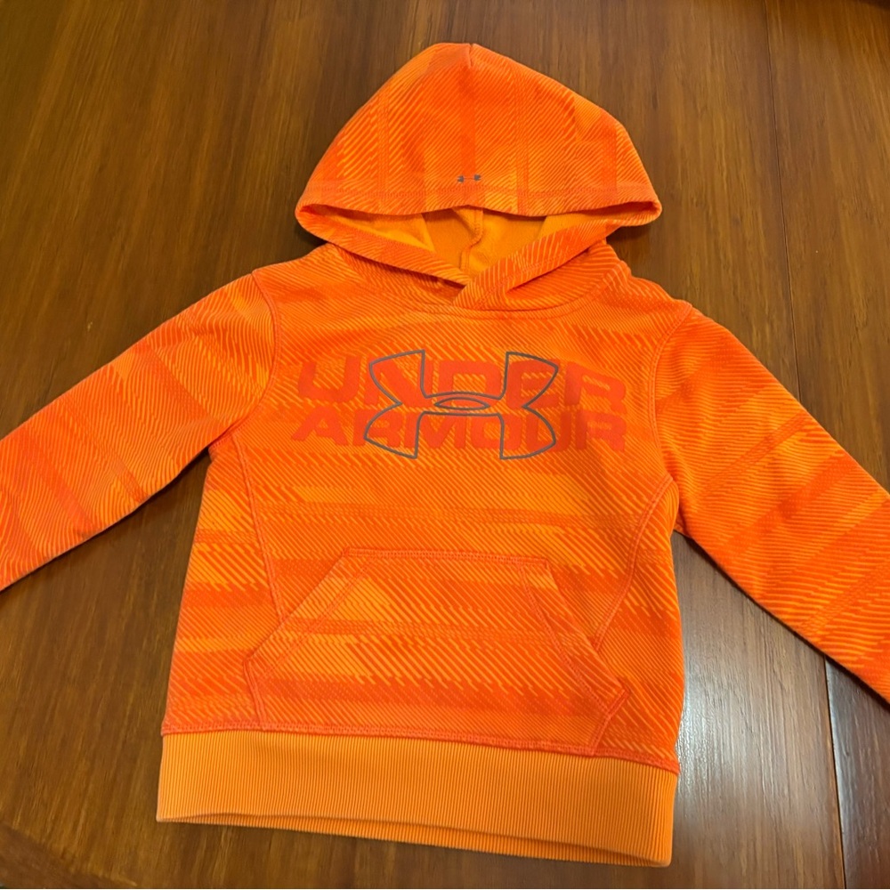 3T Under Armour Kids Vibrant Orange Hoodie